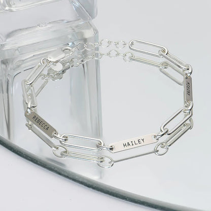 Personalized Engraved Name Bracelet