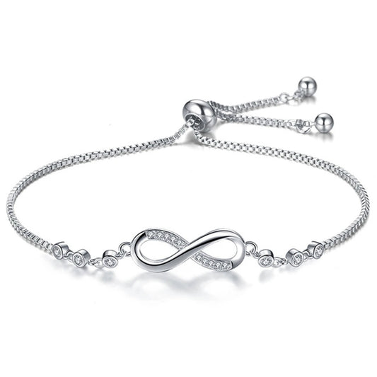 Crystal Infinity Bracelet