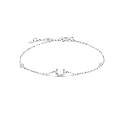 Crystal Initial Letter Bracelet