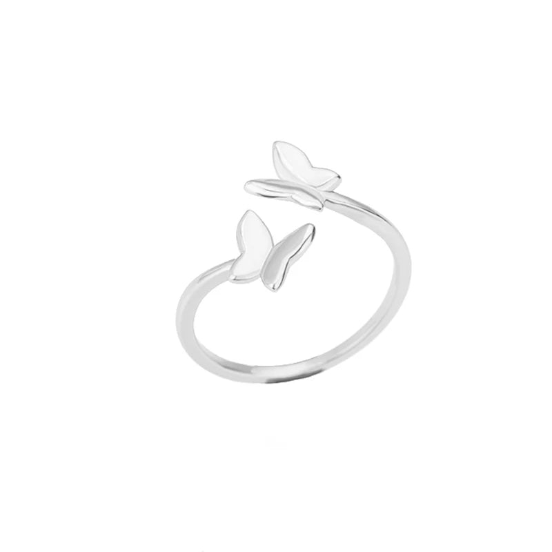 Adjustable Butterfly Ring