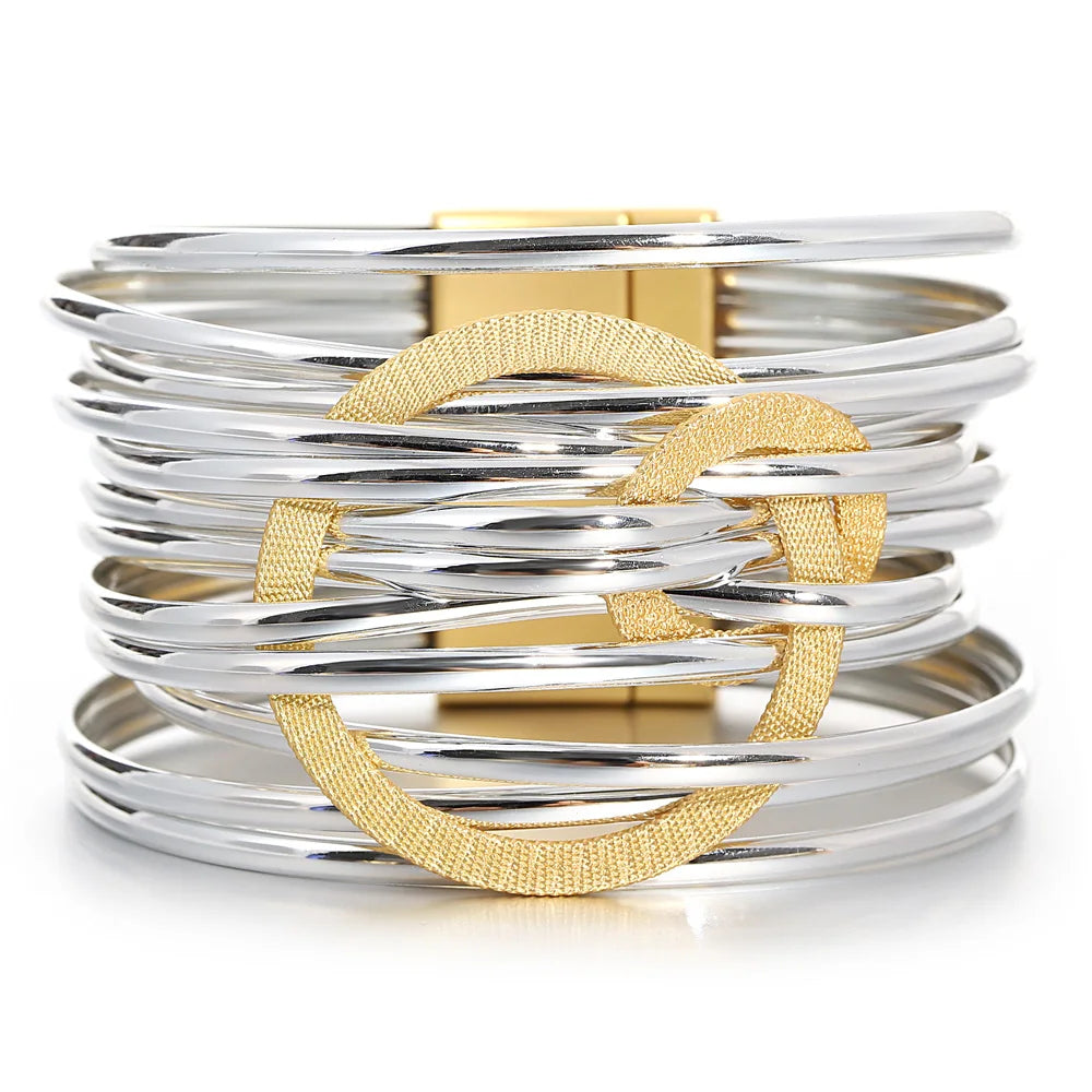 Multilayer Circles Bracelet