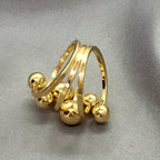 18k Asymmetric Multi-Ball Ring