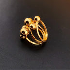 18k Asymmetric Multi-Ball Ring