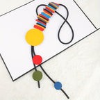 Colorful Geometric Silicone Necklace