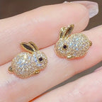 Vintage Rabbit Stud Earrings