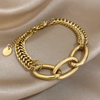18k Chunky Link Chain Bracelet