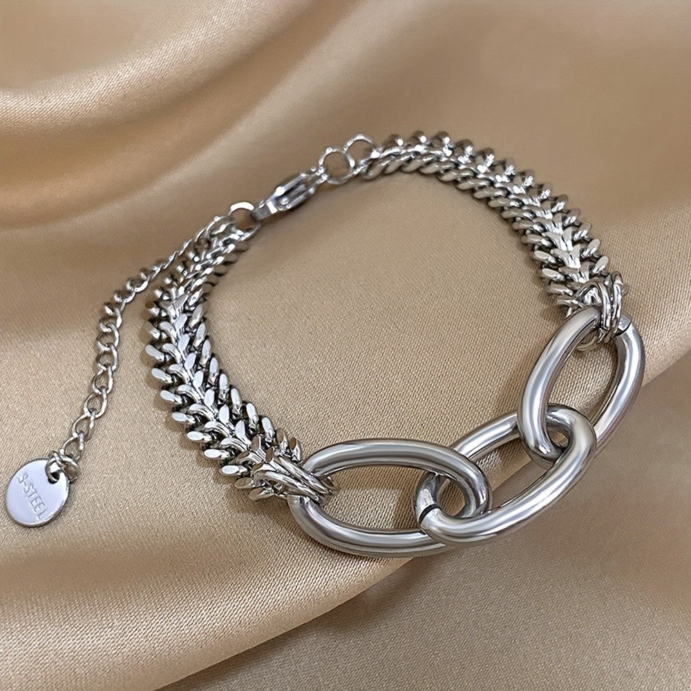 18k Chunky Link Chain Bracelet
