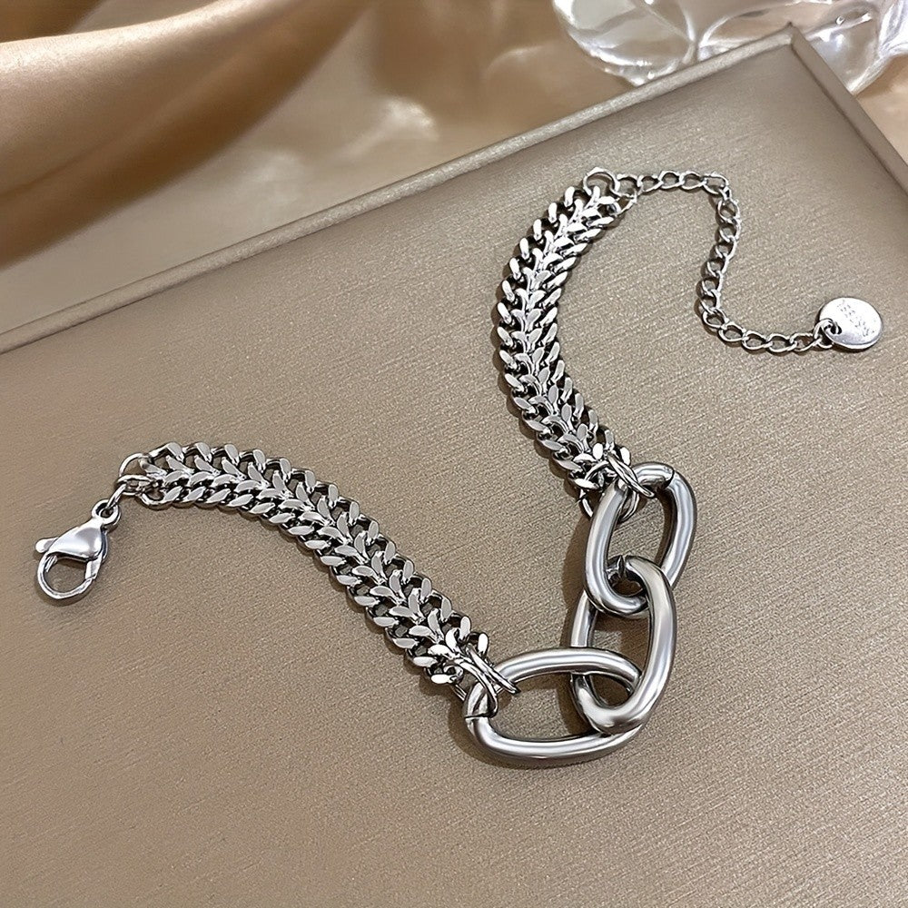 18k Chunky Link Chain Bracelet