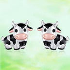 Cute Cow Stud Earrings