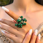 18k Multi-Stone Charm Ring