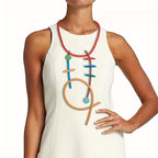 Asymmetric Colorful Geometric Silicone Necklace