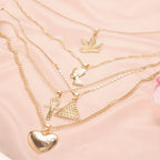 Multi-Layer Symbol Charm Necklace