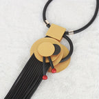 Geometric Tassel Boho Necklace