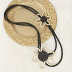 Asymmetric Silicone Flower Necklace