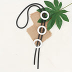 Geometric Triple Circle Silicone Necklace