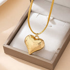 Adjustable Bow Tie Heart Pendant Necklace