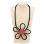 Openwork Floral Silicone Necklace