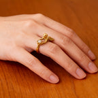 14k Angel Figure Ring