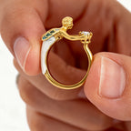 14k Angel Figure Ring