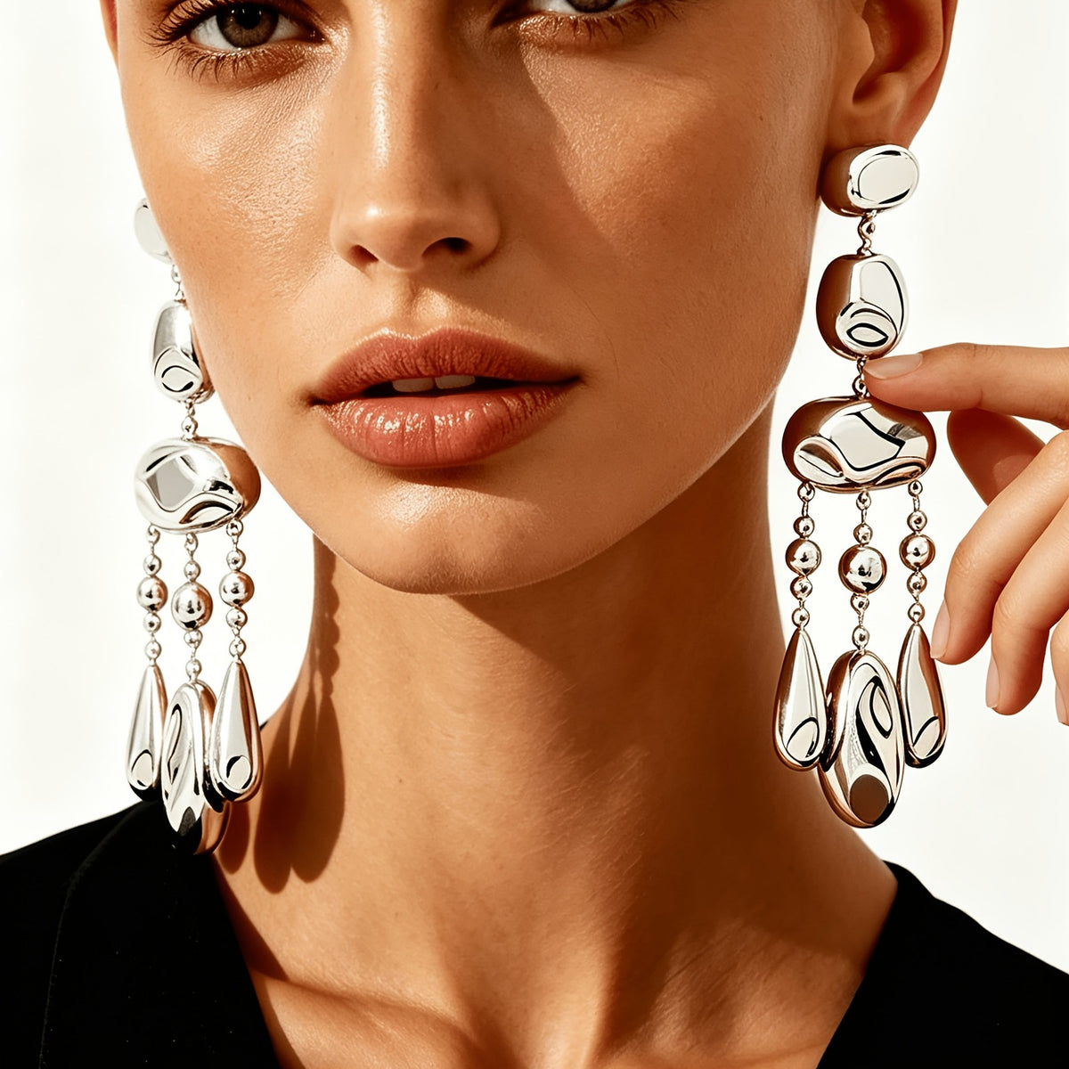Asymmetric Irregular Drop Earrings