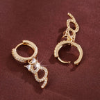 18k Cat Drop Earrings
