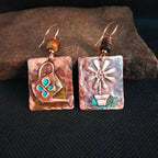Vintage Watering Can Flower Drop Earrings