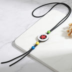 Colorful Star Pendant Cord Necklace
