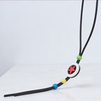 Colorful Star Pendant Cord Necklace