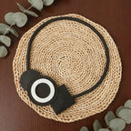 Geometric Black Collar Necklace