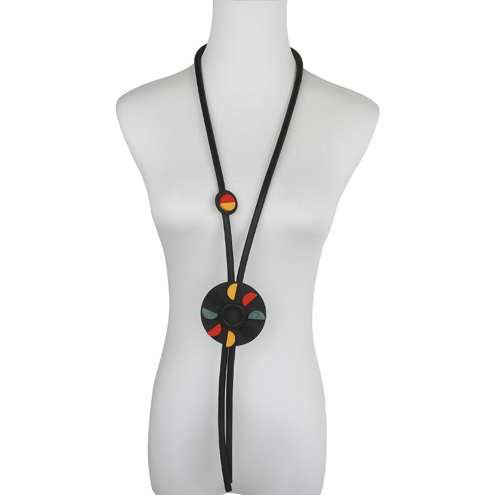 Geometric Color Block Boho Necklace