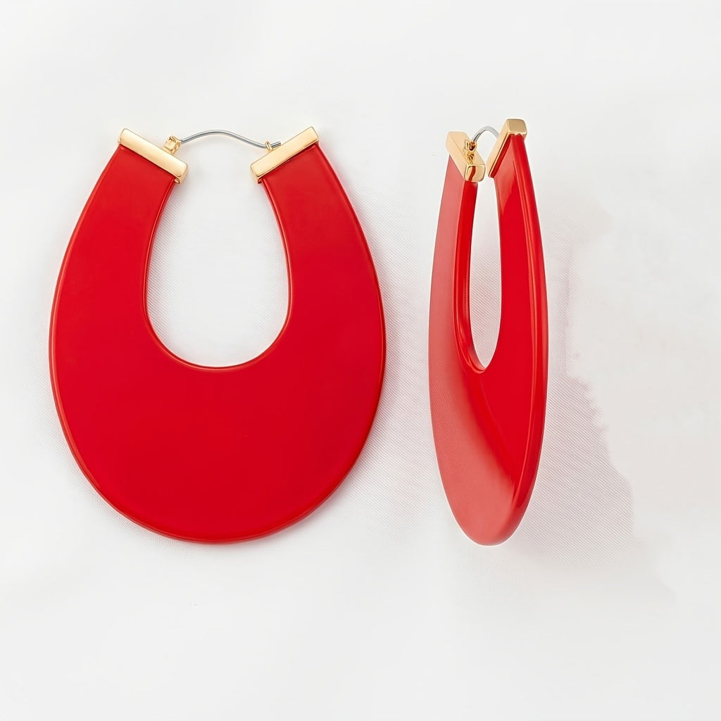 Boho Acrylic Teardrop Earrings