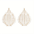 Vintage Geometric Waterdrop Earrings