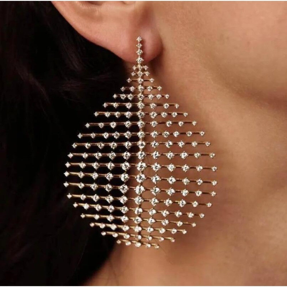 Vintage Geometric Waterdrop Earrings