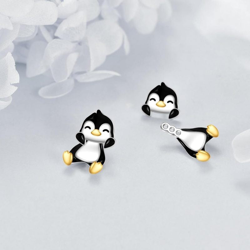 Cute Penguin Drop Earrings