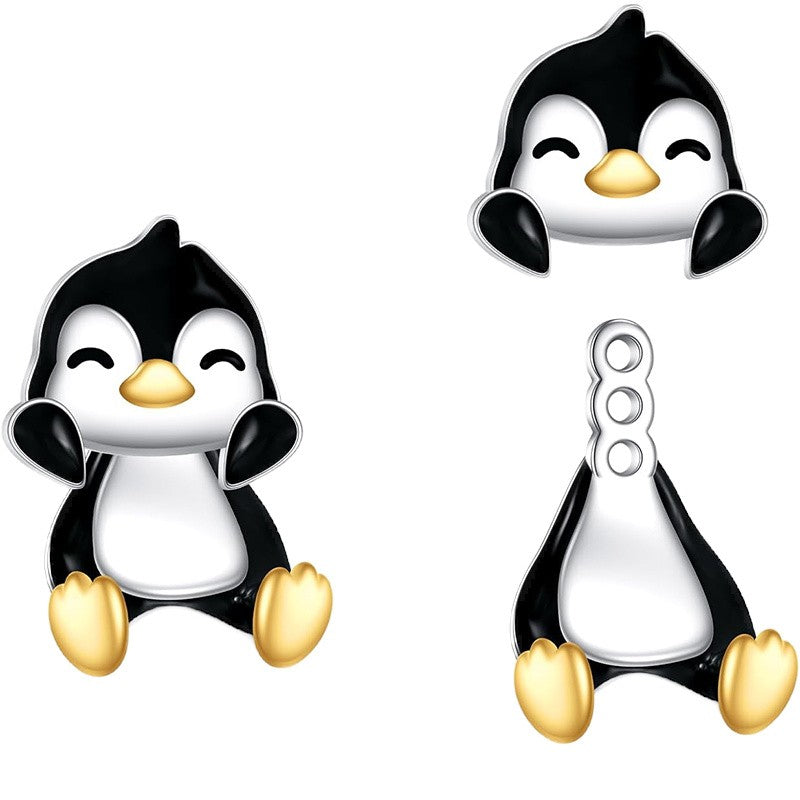 Cute Penguin Drop Earrings