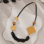 Geometric Chunky Chain Necklace