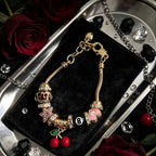 18k Multi-Charm Bead Bracelet
