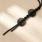 Geometric Circle Pendant Necklace