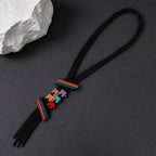 Colorful Geometric Puzzle Necklace