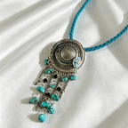 Bohemian Turquoise Tassel Pendant Necklace