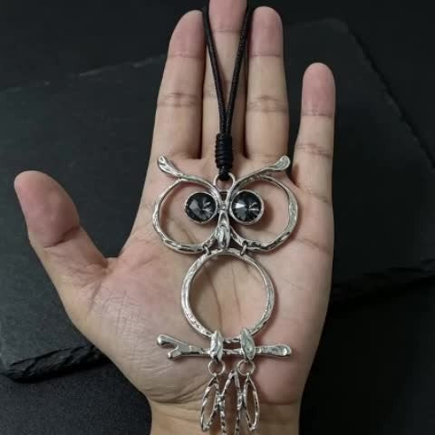 Boho Owl Pendant Necklace