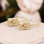 Vintage Rectangle Face Drop Earrings