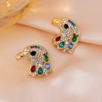 Vintage Eagle Head Stud Earrings
