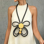 Geometric Butterfly Silica Gel Necklace