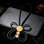 Geometric Butterfly Silica Gel Necklace
