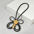 Geometric Butterfly Silica Gel Necklace