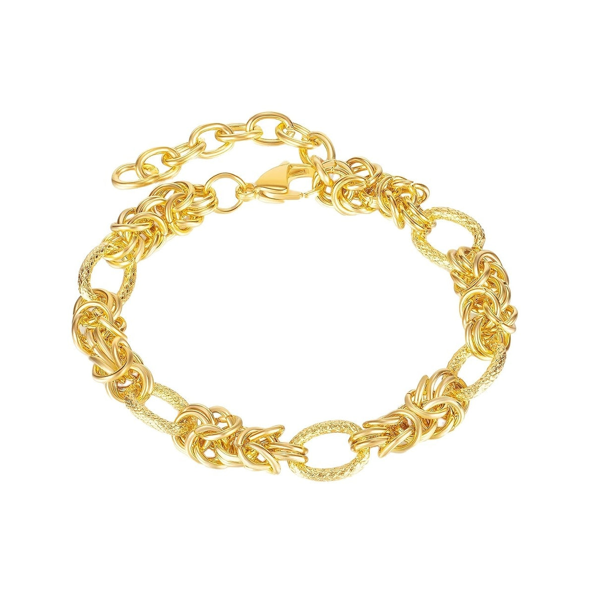 18k Vintage Chunky Chain Bracelet