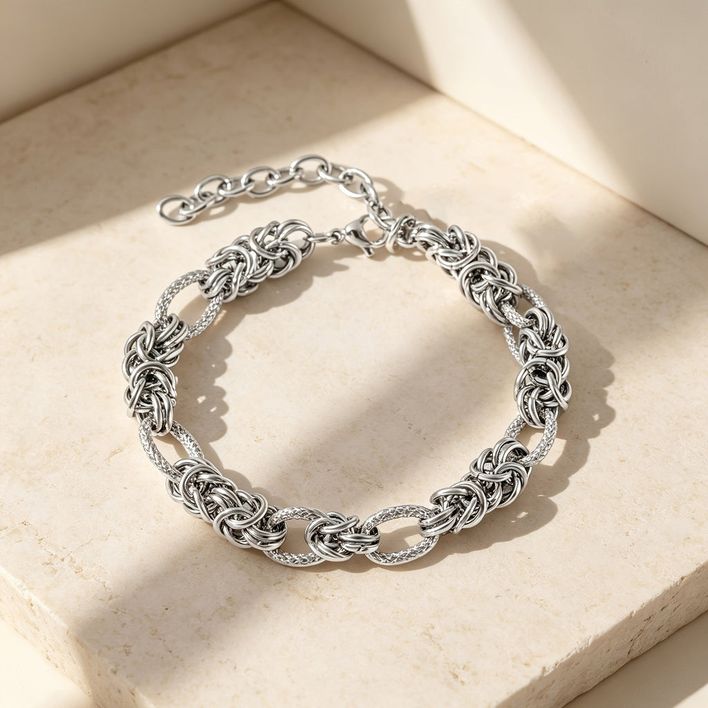 18k Vintage Chunky Chain Bracelet