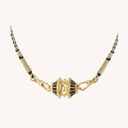Vintage Enamel Jhumka Necklace