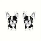Cute French Bulldog Stud Earrings
